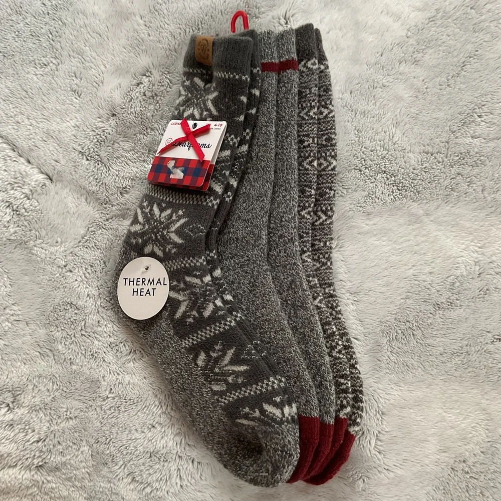NWT Women's Fair Isle Socks-3 pack
